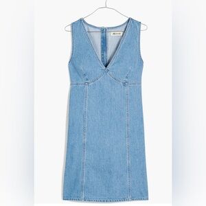 Madewell Denim Sleeveless Dress NWT Large